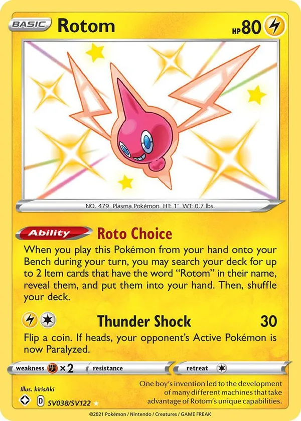 Rotom full card art
