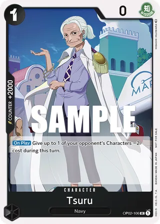 Tsuru (Event Pack Vol. 2) #OP02-106-event-pack-vol-2 · One Piece Promotion Cards One Piece card