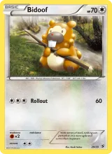 Bidoof · Kalos Starter Set Pokémon card