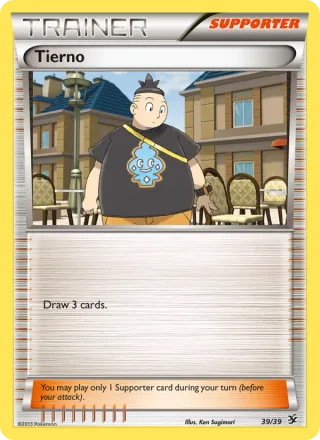 Tierno #39 · Kalos Starter Set Pokémon card