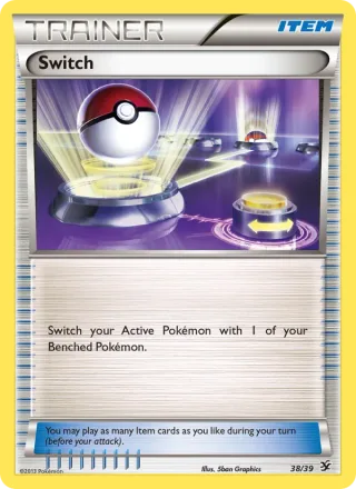 Switch #38 · Kalos Starter Set Pokémon card