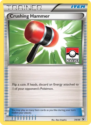 Crushing Hammer #34 · Kalos Starter Set Pokémon card