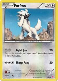 Furfrou #22 · XY trainer Kit (Sylveon) Pokémon card