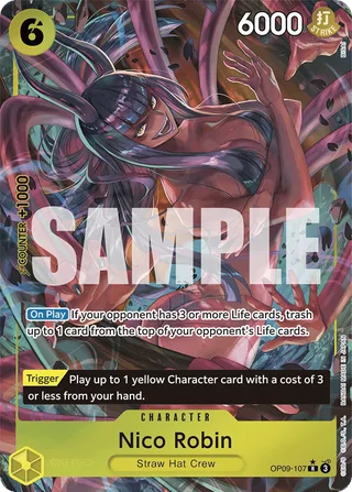 Nico Robin (Parallel) #OP09-107-parallel · Emperors in the New World One Piece card