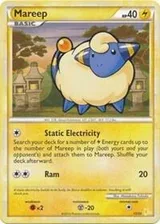 Mareep · HS trainer Kit (Raichu) Pokémon card