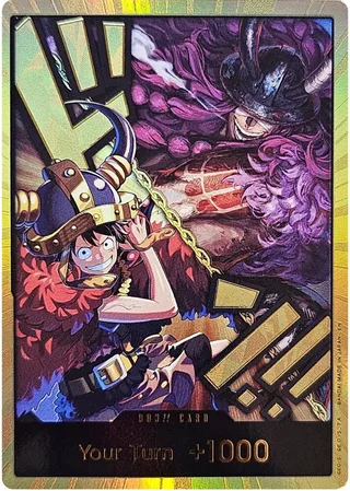 DON!! Card (Alternate Art) (Luffy and Loki) (Gold) #don-card-alternate-art-luffy-and-loki-gold · The World's Strongest Warriors One Piece card
