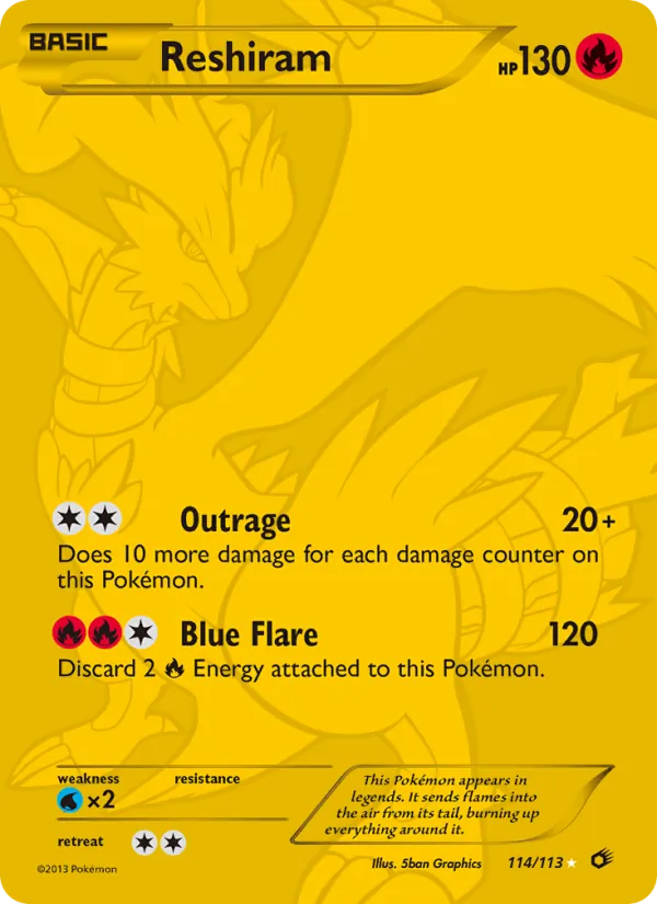 Reshiram full card art