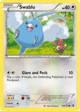 Swablu · Legendary Treasures Pokémon card