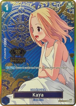 Kaya (One Piece Japanese Version 2nd Anniversary Set) #OP03-044-one-piece-japanese-version-2nd-anniversary-set · One Piece Promotion Cards One Piece card