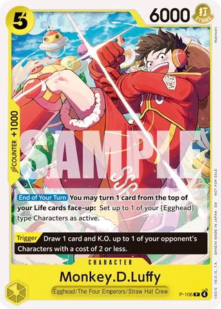 Monkey.D.Luffy (Store Tournament 2025 Vol. 4) #P-106-store-tournament-2025-vol-4 · One Piece Promotion Cards One Piece card
