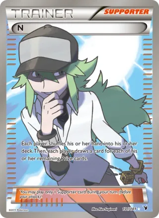 N #101 · Noble Victories Pokémon card