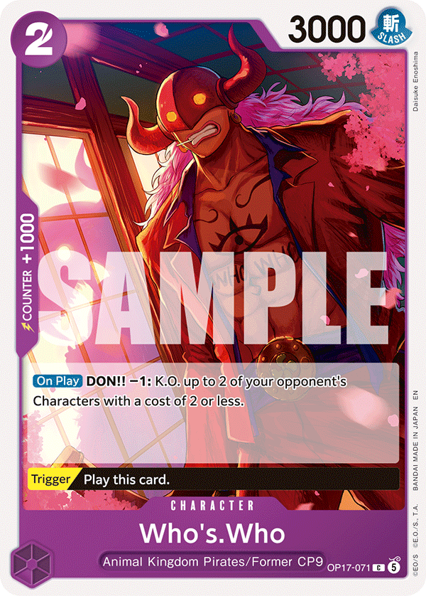 Who's.Who full card art