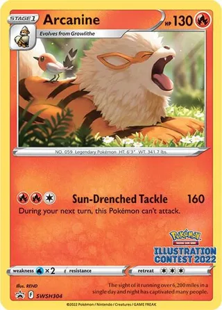 Arcanine #SWSH304 · SWSH Black Star Promos Pokémon card