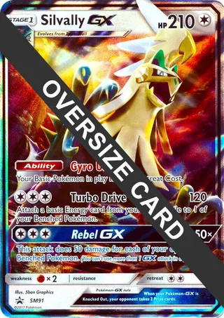 Silvally GX - SM91 #SM91 · Jumbo cards Pokémon card
