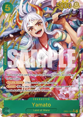 Yamato (Alternate Art) #OP01-121-alternate-art · Premium Booster -The Best- One Piece card