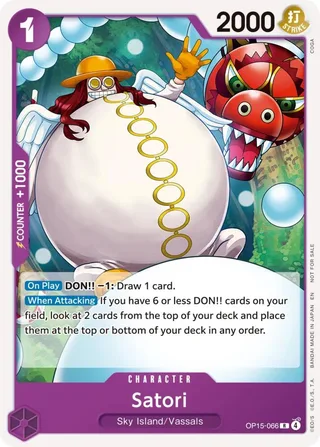 Satori (Tournament Pack 2026 Vol. 4) #OP15-066-tournament-pack-2026-vol-4 · One Piece Promotion Cards One Piece card