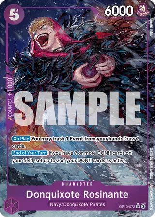 Donquixote Rosinante (Parallel) #OP10-072-parallel · Royal Blood One Piece card