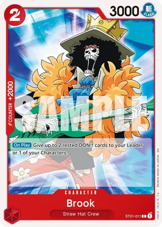 Brook (Reprint) #ST01-011-reprint · Premium Booster -The Best- Vol. 2 One Piece card