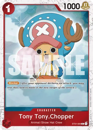 Tony Tony.Chopper (Jolly Roger Foil) #ST01-006-jolly-roger-foil · Premium Booster -The Best- One Piece card