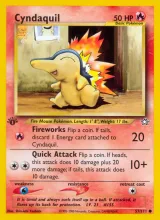 Cyndaquil · Neo Genesis Pokémon card