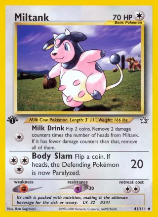 Miltank #41 · Neo Genesis Pokémon card