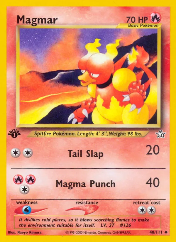 Magmar full card art