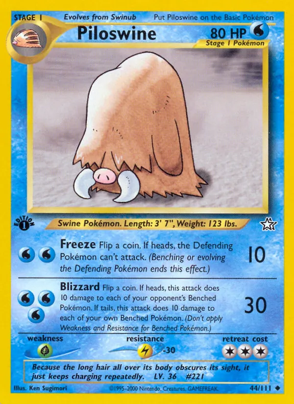 Piloswine full card art