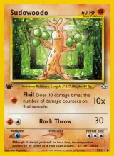 Sudowoodo · Neo Genesis Pokémon card