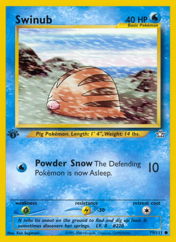 Swinub full card art
