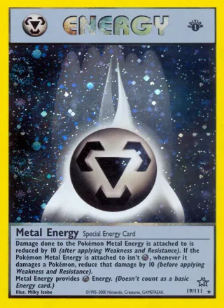 Metal Energy #19 · Neo Genesis Pokémon card