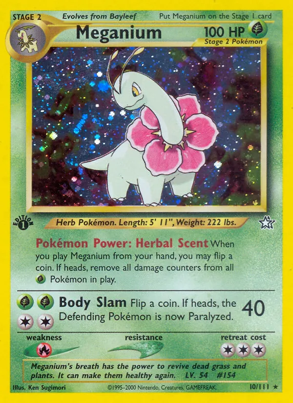 Meganium full card art