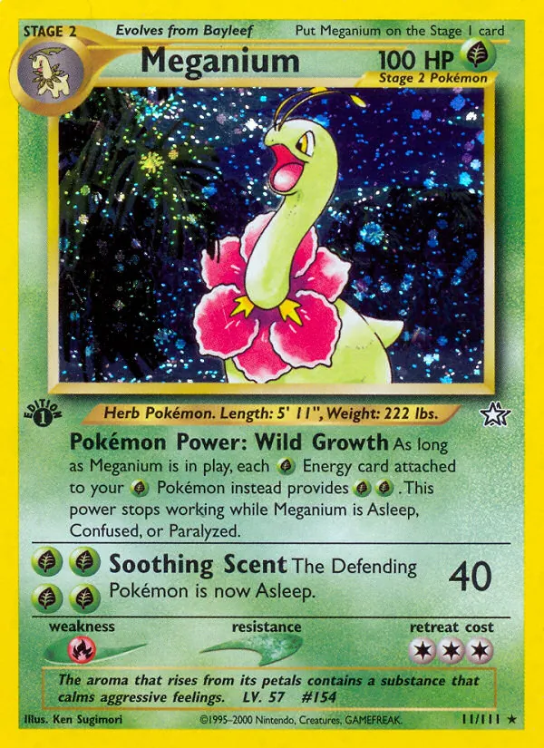 Meganium full card art