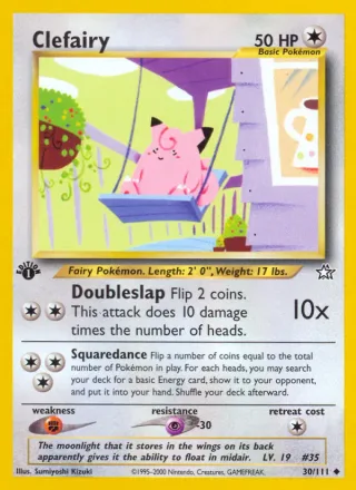 Clefairy #30 · Neo Genesis Pokémon card