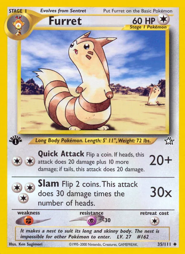 Furret full card art
