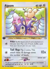 Aipom · Neo Genesis Pokémon card