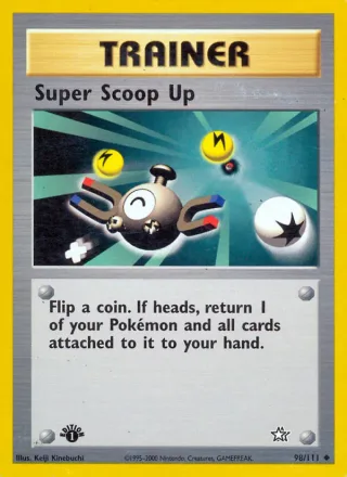 Super Scoop Up #98 · Neo Genesis Pokémon card