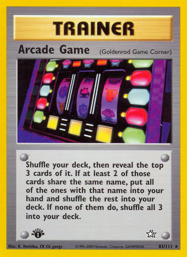 Arcade Game full card art
