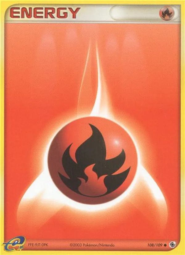 Fire Energy full card art