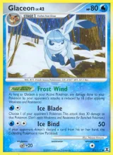 Glaceon · Rising Rivals Pokémon card