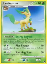 Leafeon · Rising Rivals Pokémon card