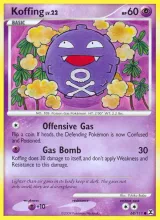 Koffing · Rising Rivals Pokémon card