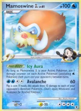 Mamoswine GL · Rising Rivals Pokémon card