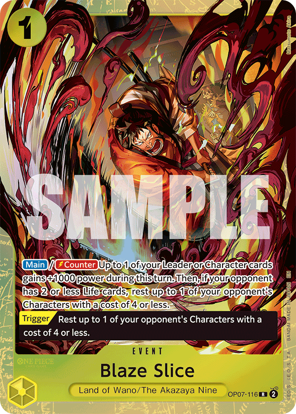 Blaze Slice (Reprint) full card art