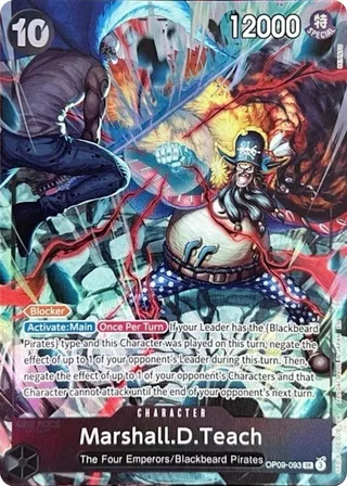 Marshall.D.Teach (English Version 2nd Anniversary Set) #OP09-093-english-version-2nd-anniversary-set · One Piece Promotion Cards One Piece card