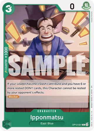 Ipponmatsu #OP12-021 · Legacy of the Master One Piece card