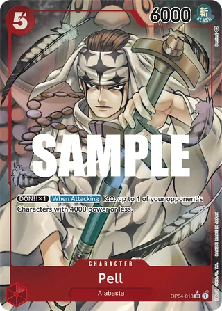 Pell (Alternate Art) #OP04-013-alternate-art · Kingdoms of Intrigue One Piece card