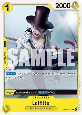 Laffitte #OP16-114 · The Time of Battle Release Event Cards One Piece card