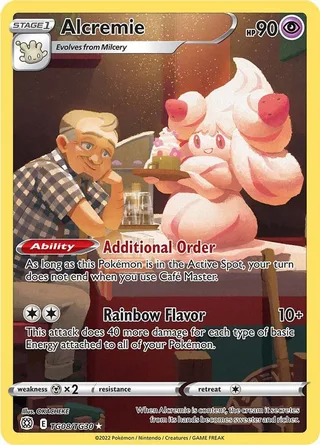Alcremie #TG08 · Brilliant Stars Trainer Gallery Pokémon card