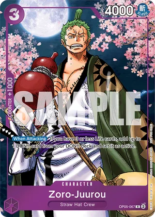 Zoro-Juurou (Event Pack Vol. 5) #OP05-067-event-pack-vol-5 · One Piece Promotion Cards One Piece card
