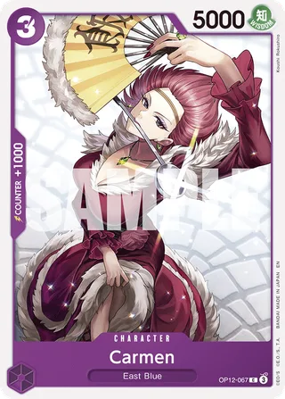 Carmen #OP12-067 · Legacy of the Master One Piece card